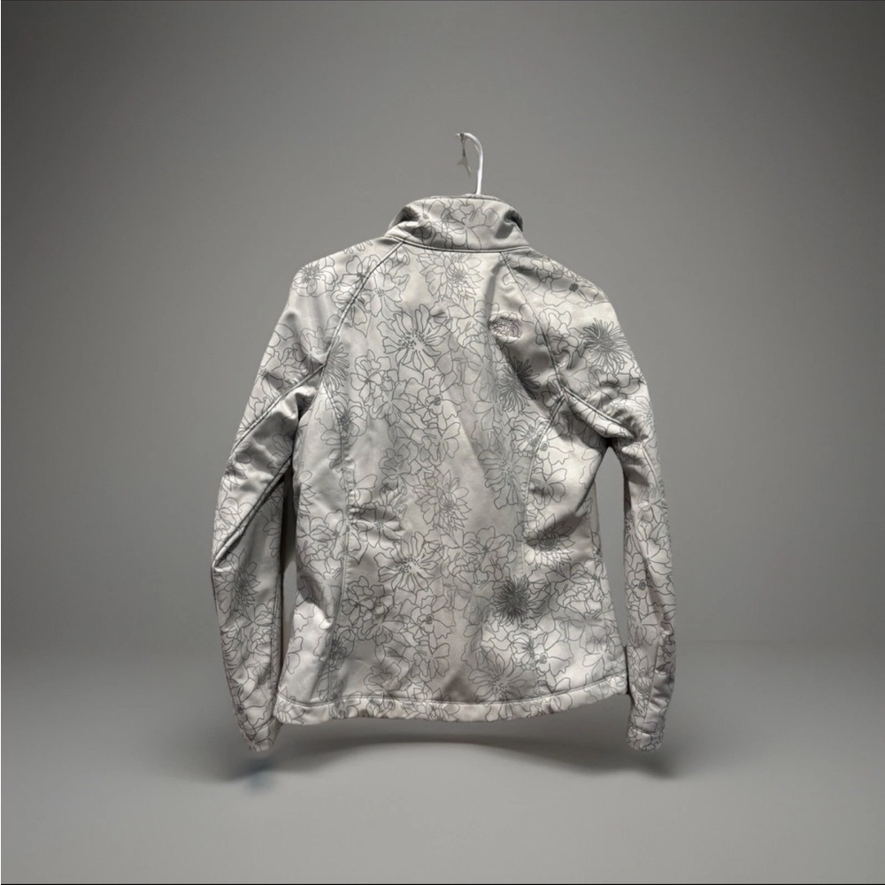 The North Face Women's Floral White Gray Jacket - Picture 7 of 7
